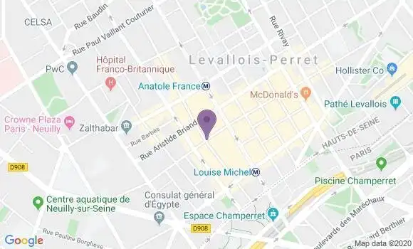 Localisation Legier Jackie