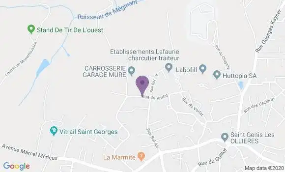 Localisation Chassagneux Bernard