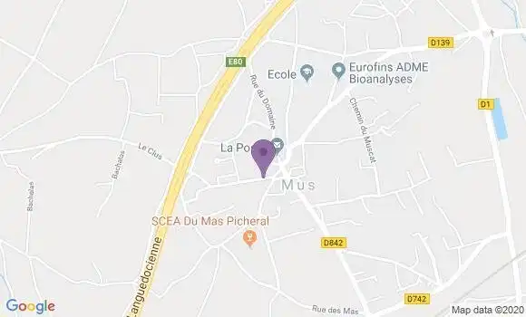 Localisation Chardenas Maryse