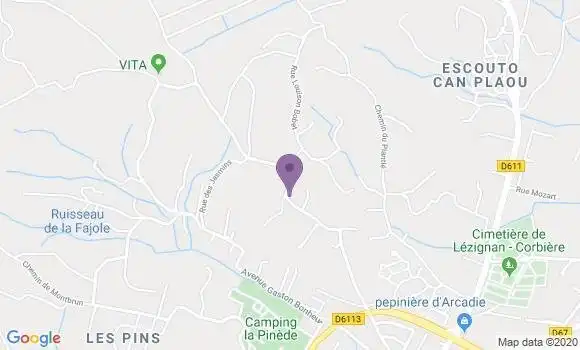 Localisation Salauze Bernard