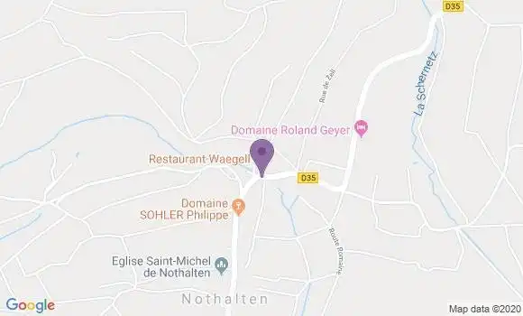 Localisation Arend Claude