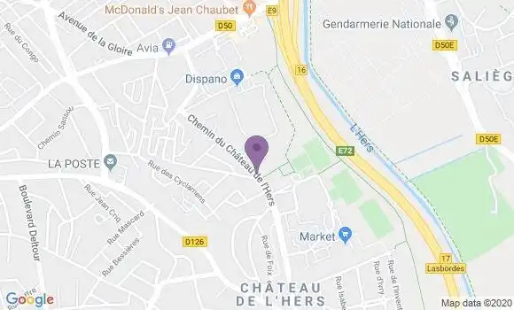 Localisation Paintandre Bernard