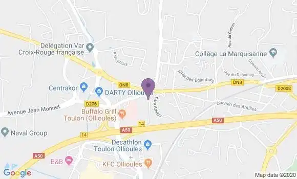 Localisation Tapin Alain