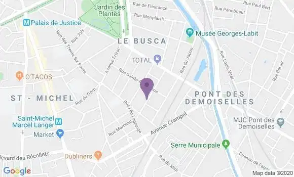 Localisation Castelbou Alain