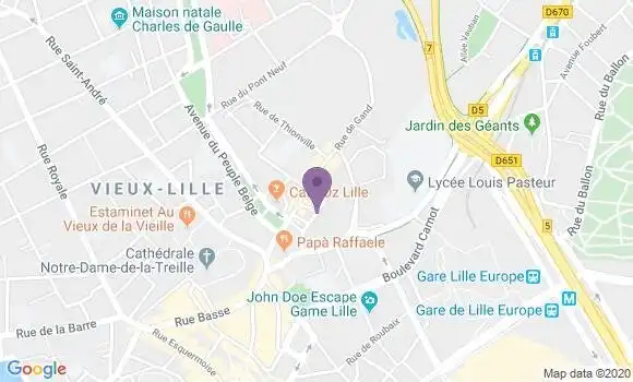Localisation Bernard Louis Pierre