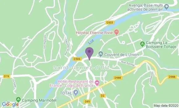 Localisation Marcillac Guy