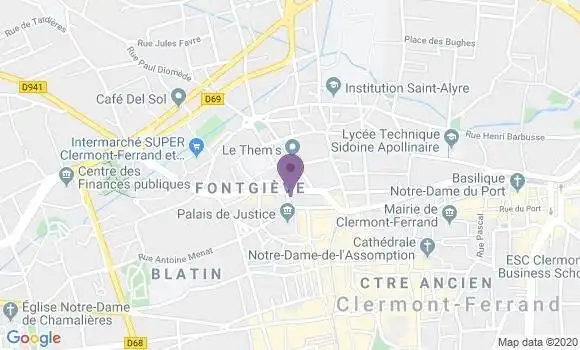 Localisation Barbarin Arlette