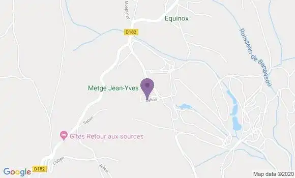 Localisation Metge Gilbert