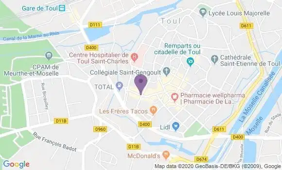Localisation Contat Yves Marie