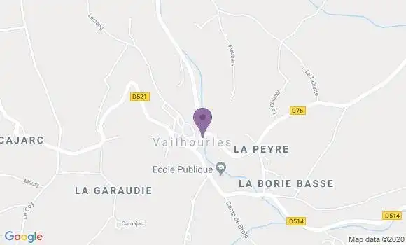 Localisation Cieutat Jean Pierre