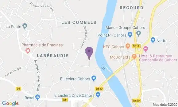 Localisation Lacour Jean Pierre