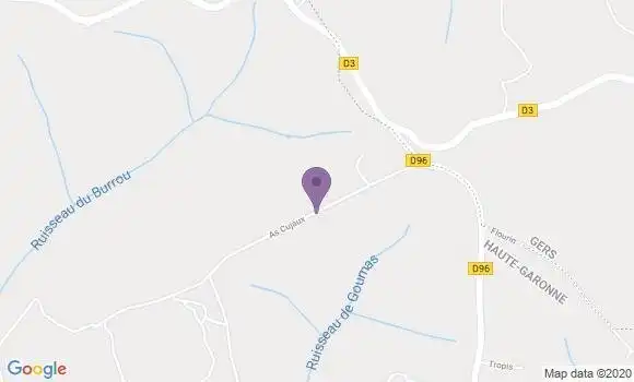 Localisation Laguens Bernard
