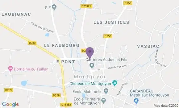 Localisation Bordelais Bernard