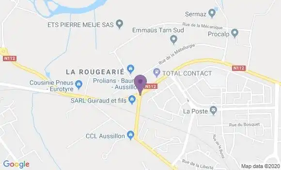 Localisation Escourrou Jacques