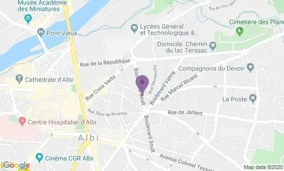Localisation Calmels Pierre