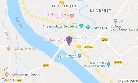 Localisation Potie Denis
