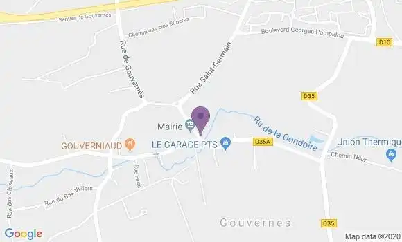 Localisation Thoretton Jean Pierre
