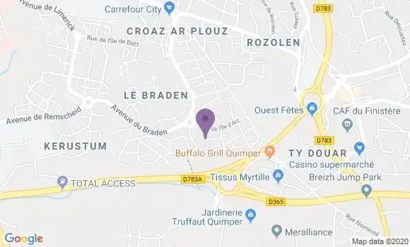 Localisation Celin Denis
