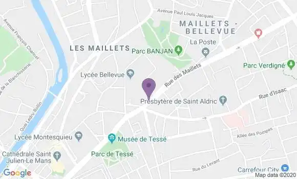 Localisation Delaroux Jean Louis