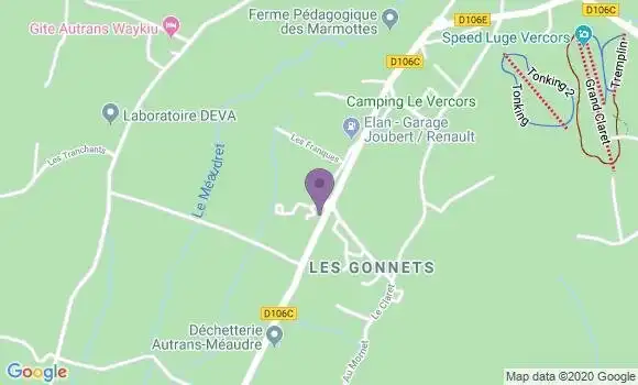 Localisation Tatin Gabriel