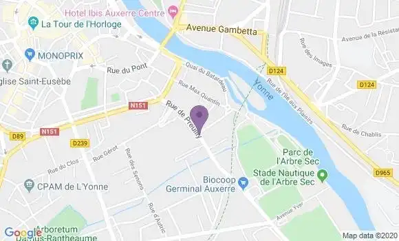 Localisation Bosquet Jean Pierre