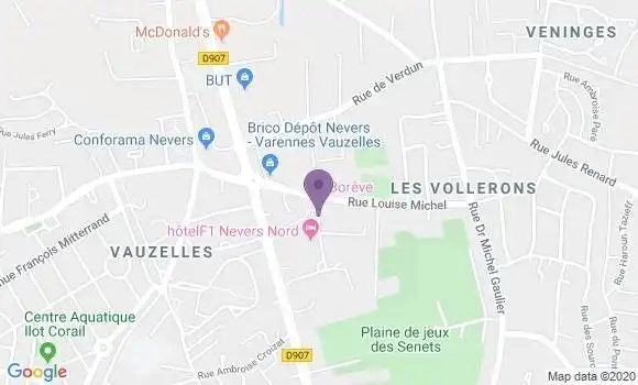 Localisation Videau Marilyne