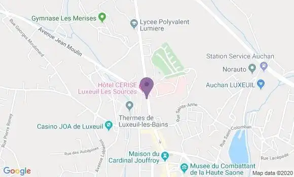 Localisation Roussey Catherine