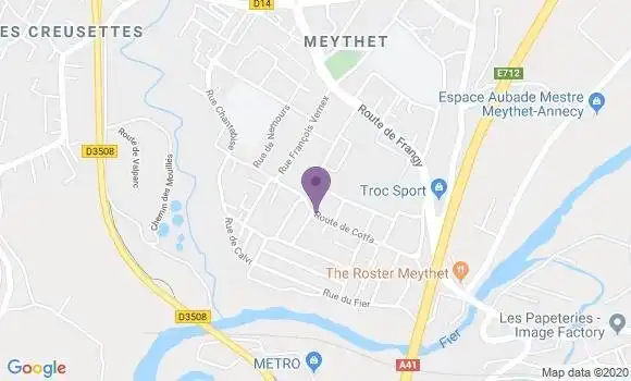 Localisation Muller Kohl Evelyne