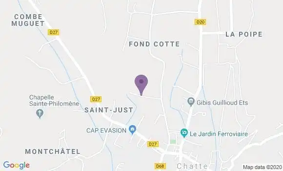 Localisation Pastellas Pierre