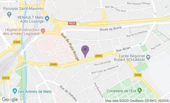 Localisation Longchamp Jean Michel