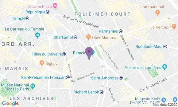 Localisation Guibert Daniel