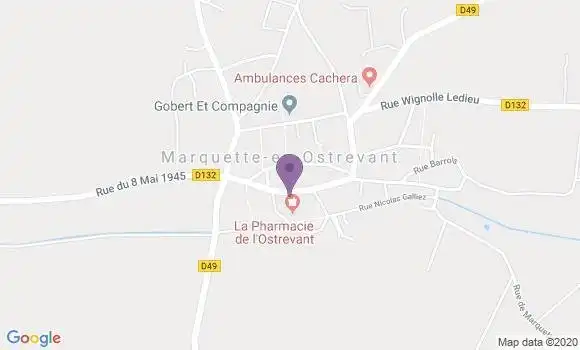 Localisation Vanderperre Jean Luc