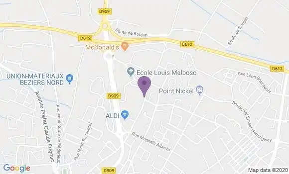Localisation Brosset Heckel Vincent
