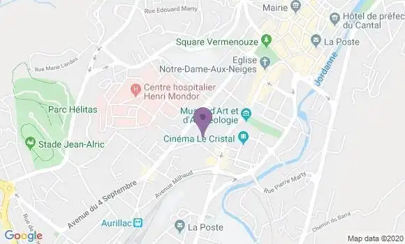 Localisation Delmas Bastide Jean Paul