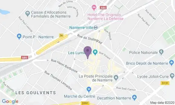 Localisation Perony Daniel