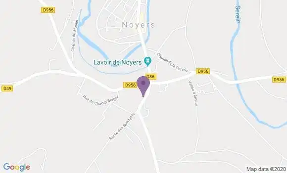 Localisation Perroux Jean Pierre