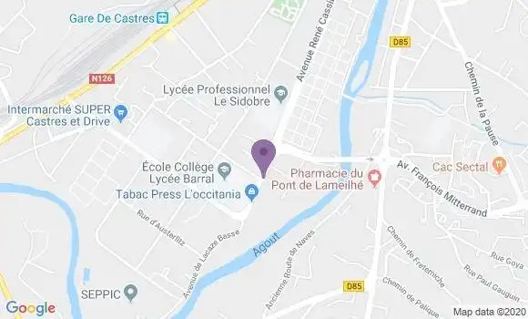 Localisation Clergue Philippe