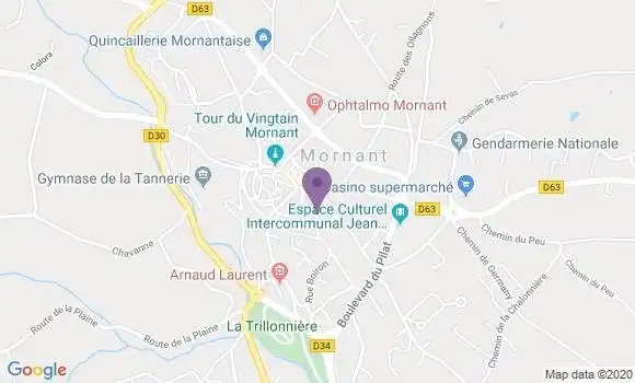 Localisation Valdenaire Christian