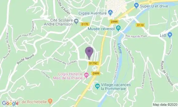 Localisation Monier Franck