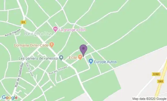 Localisation Kohler Claude