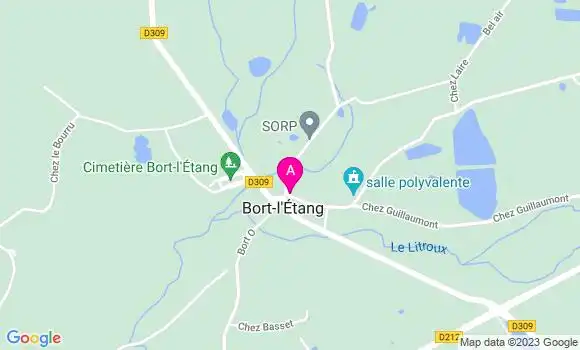 Localisation Duniat Bernard