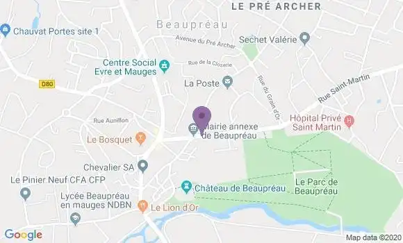 Localisation Humeau Jean Martial