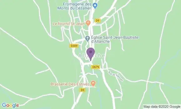 Localisation Brinon Alain