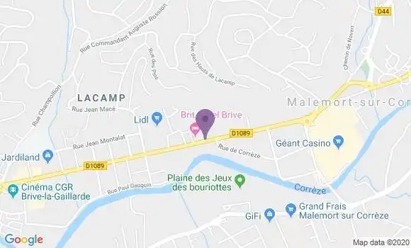 Localisation Feuillette Danielle