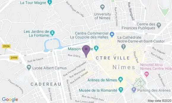 Localisation Fulcrand Jean Louis