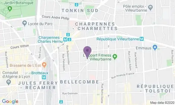 Localisation Chenal Thierry