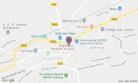Localisation Demoly Jean Marc