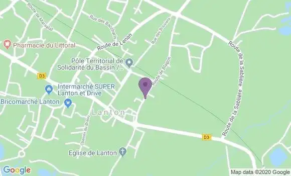 Localisation Castagne Destour Catherine