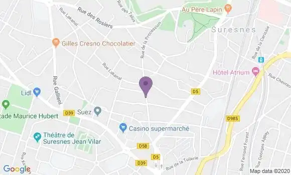 Localisation Bouquin Edith