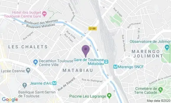 Localisation Calestroupat Lucien